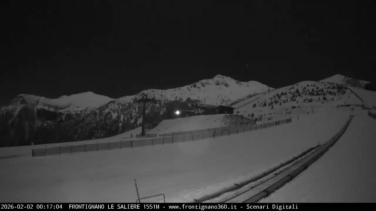 Frontignano, Ussita - Monte Bove Mount & Ski Slope Live Cam - Macerata, Marche, Italy
