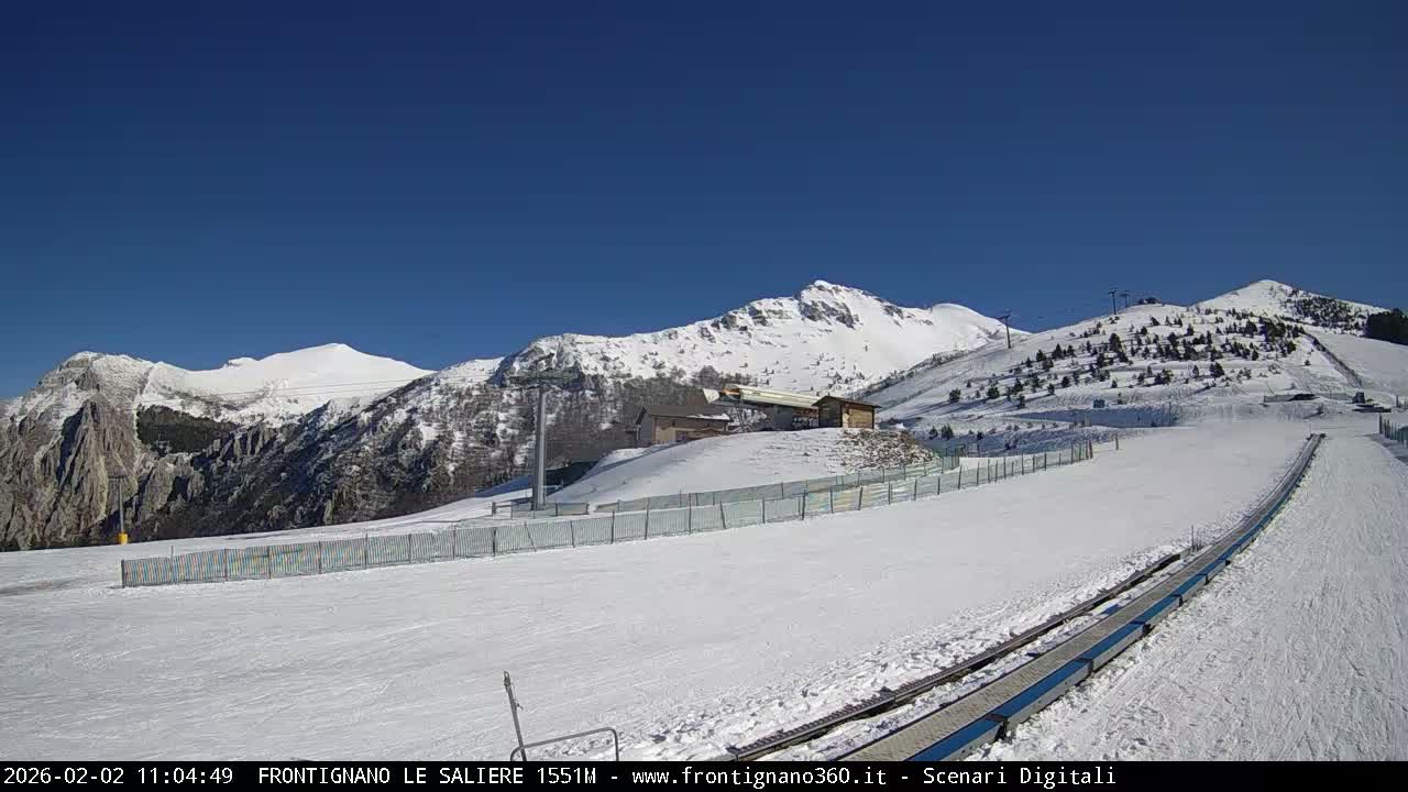 Frontignano, Ussita - Monte Bove Mount & Ski Slope Live Cam - Macerata, Marche, Italy
