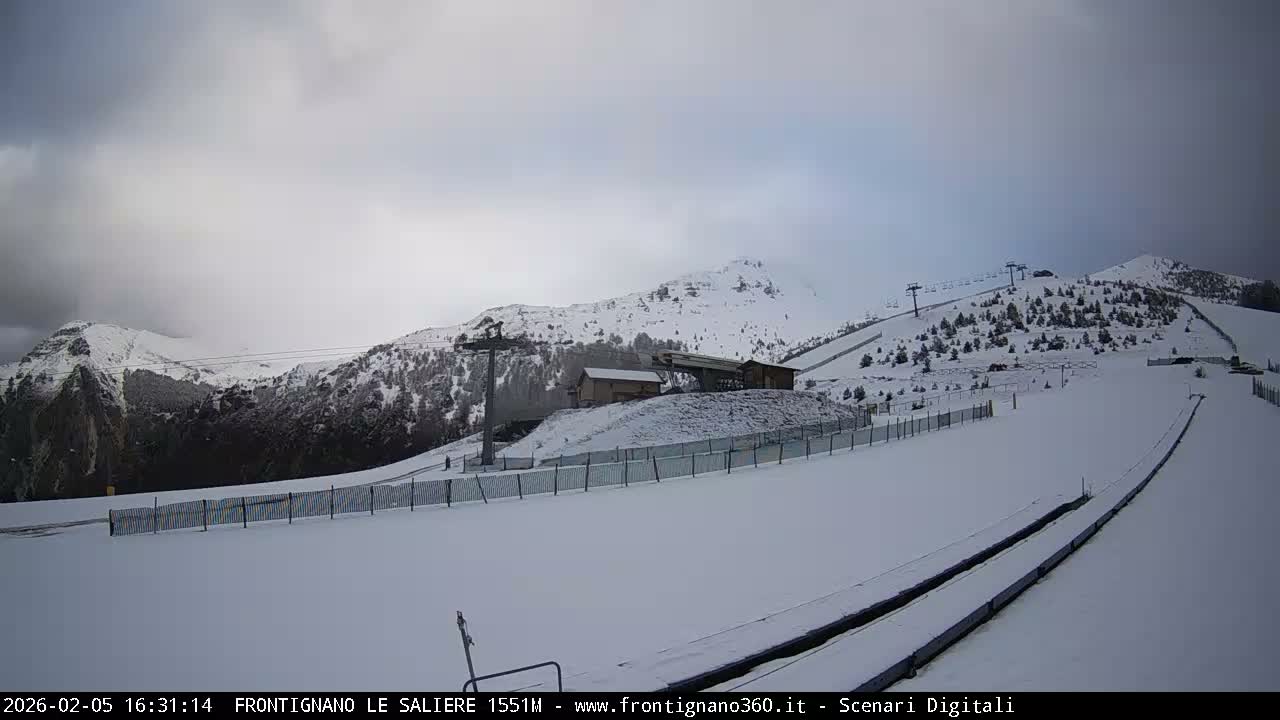 Frontignano, Ussita - Monte Bove Mount & Ski Slope Live Cam - Macerata, Marche, Italy
