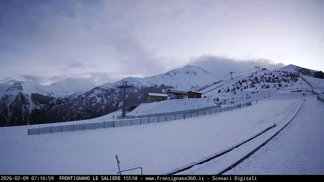 Frontignano, Ussita - Monte Bove Mount & Ski Slope Live Cam - Macerata, Marche, Italy