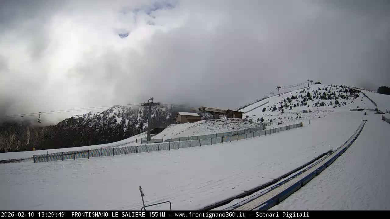 Frontignano, Ussita - Monte Bove Mount & Ski Slope Live Cam - Macerata, Marche, Italy