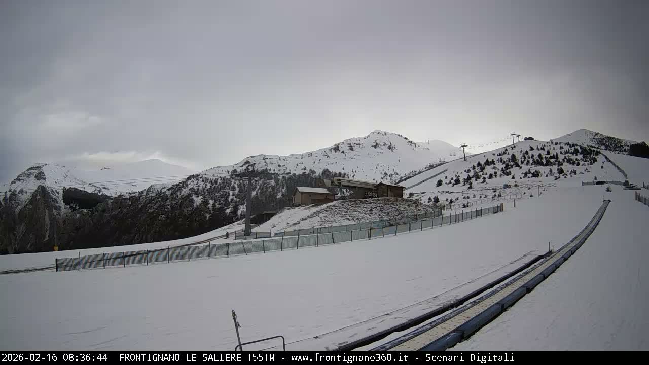 Frontignano, Ussita - Monte Bove Mount & Ski Slope Live Cam - Macerata, Marche, Italy