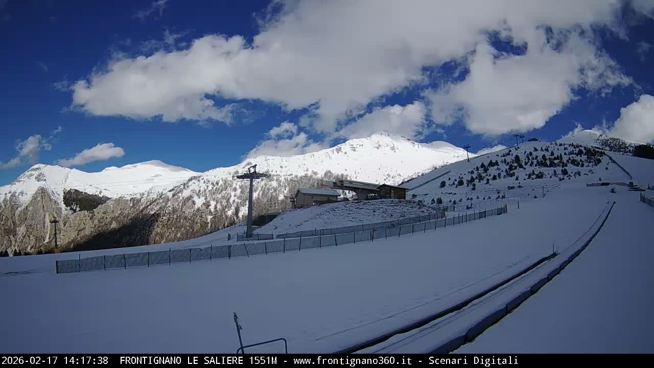 Frontignano, Ussita - Monte Bove Mount & Ski Slope Live Cam - Macerata, Marche, Italy