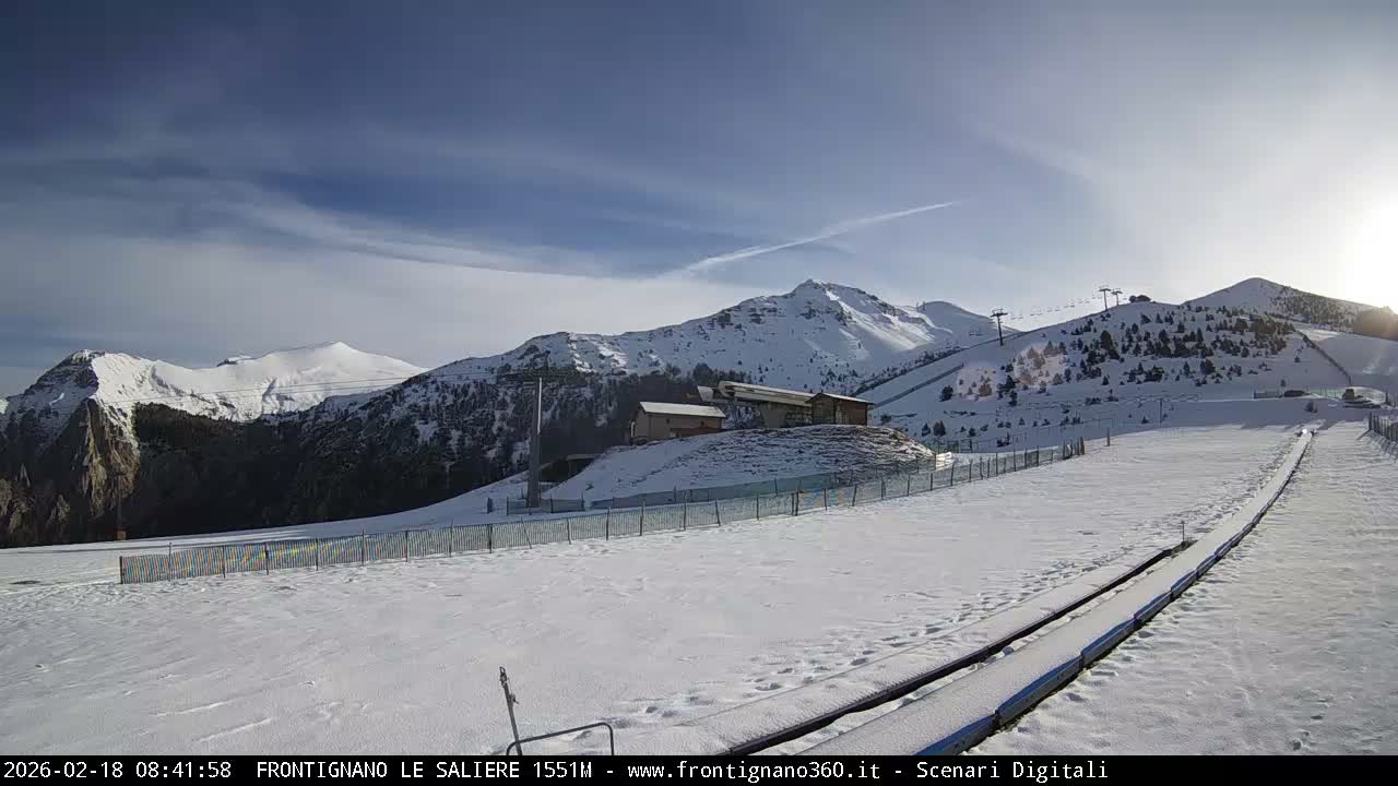 Frontignano, Ussita - Monte Bove Mount & Ski Slope Live Cam - Macerata, Marche, Italy