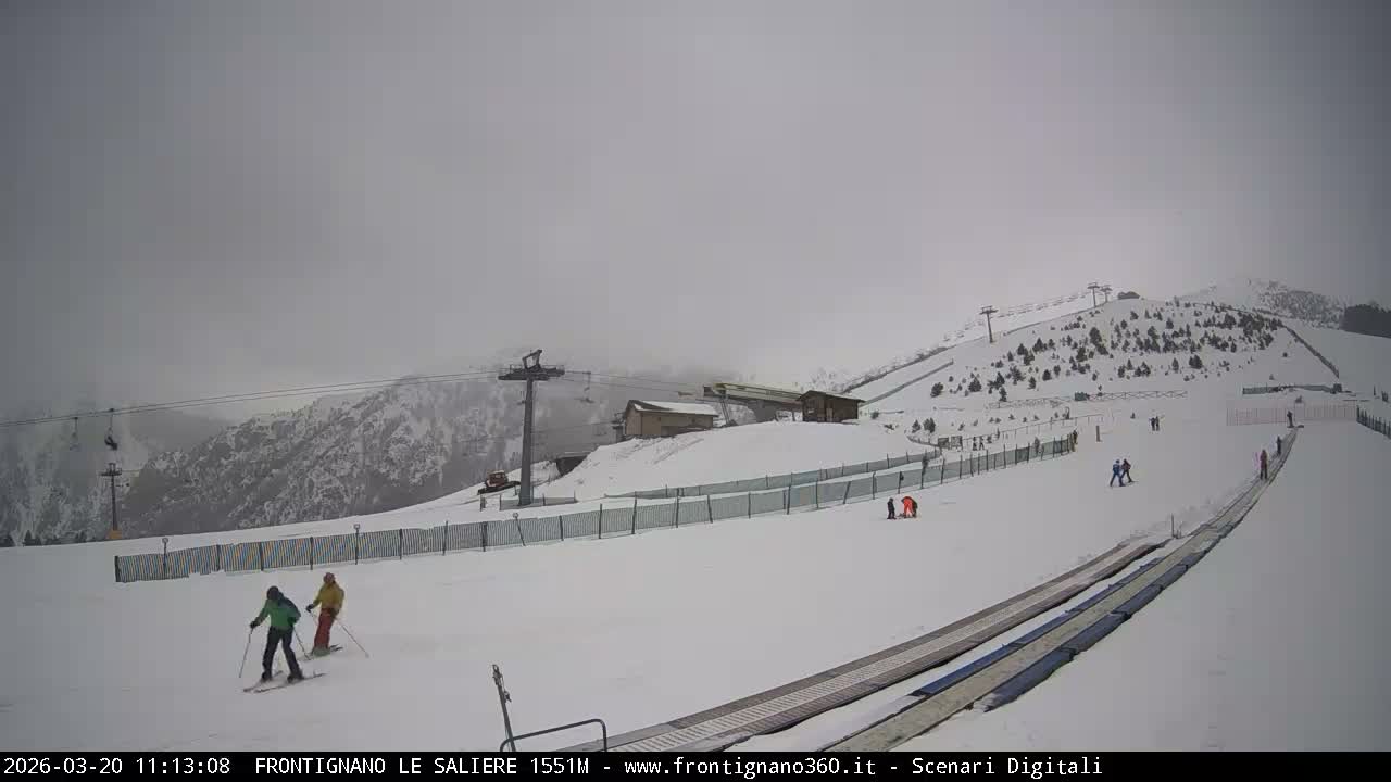 Frontignano, Ussita - Monte Bove Mount & Ski Slope Live Cam - Macerata, Marche, Italy