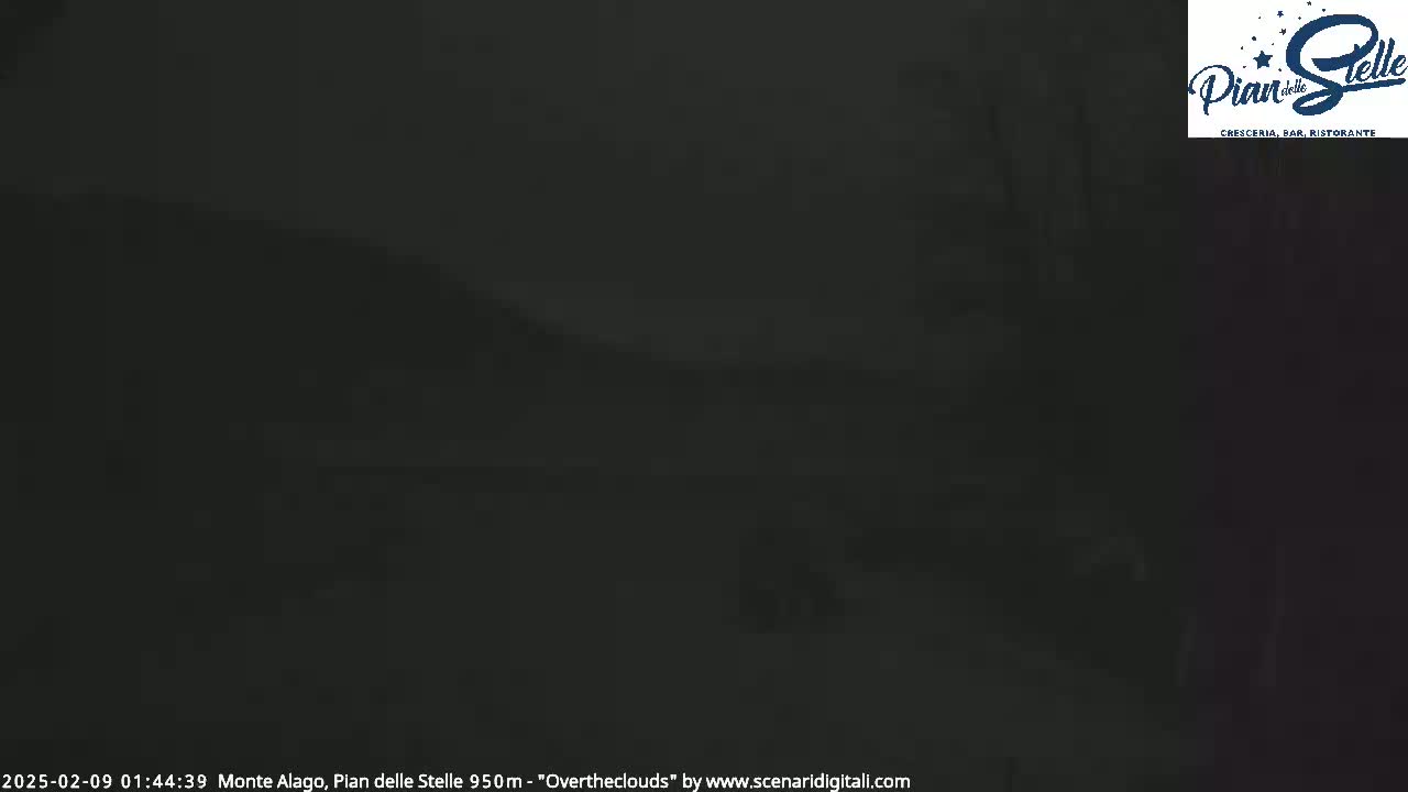 A dark, blurry image of a nighttime outdoor scene under overcast skies.