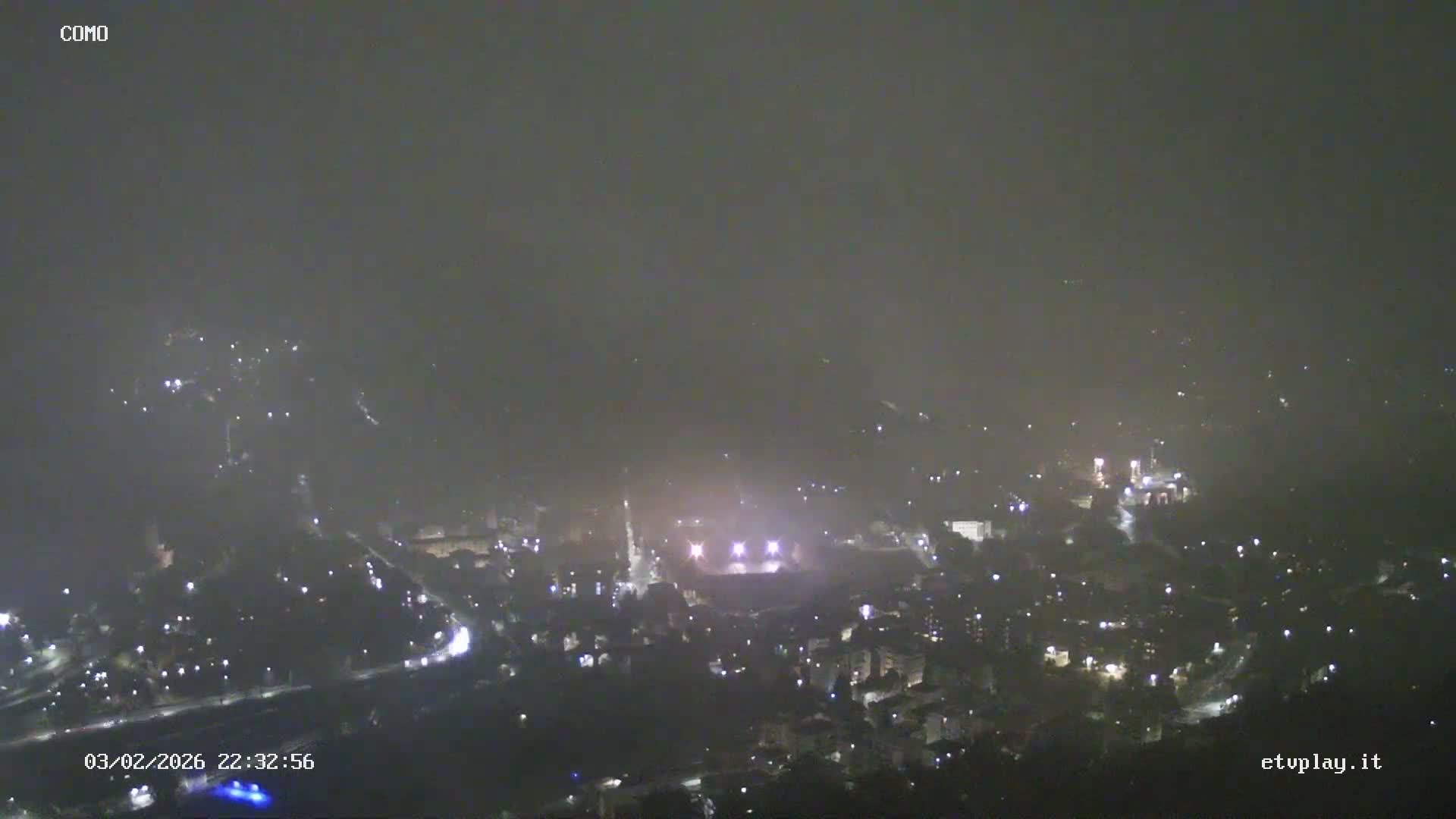Como City & Lake Skyline Live Cam - Lombardy, Italy