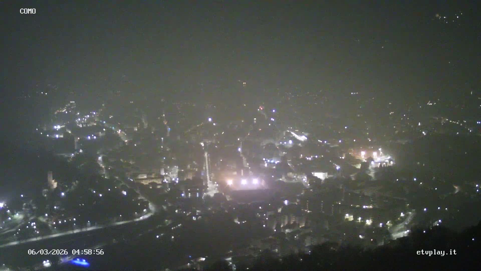 Como City & Lake Skyline Live Cam - Lombardy, Italy