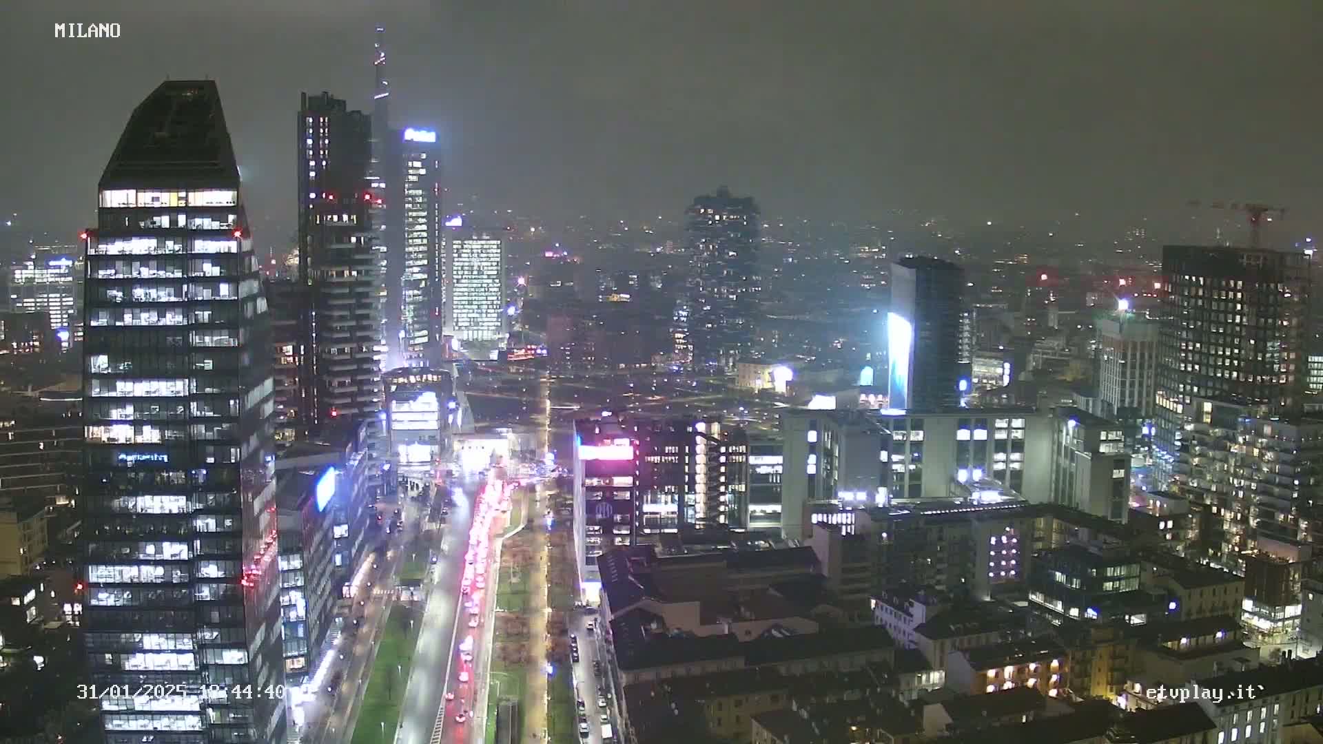 Milano City, Milan Skyline Live Cam - Lombardy, Italy