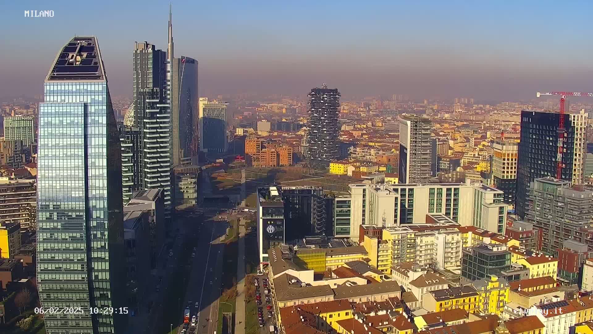 Milano City, Milan Skyline Live Cam - Lombardy, Italy