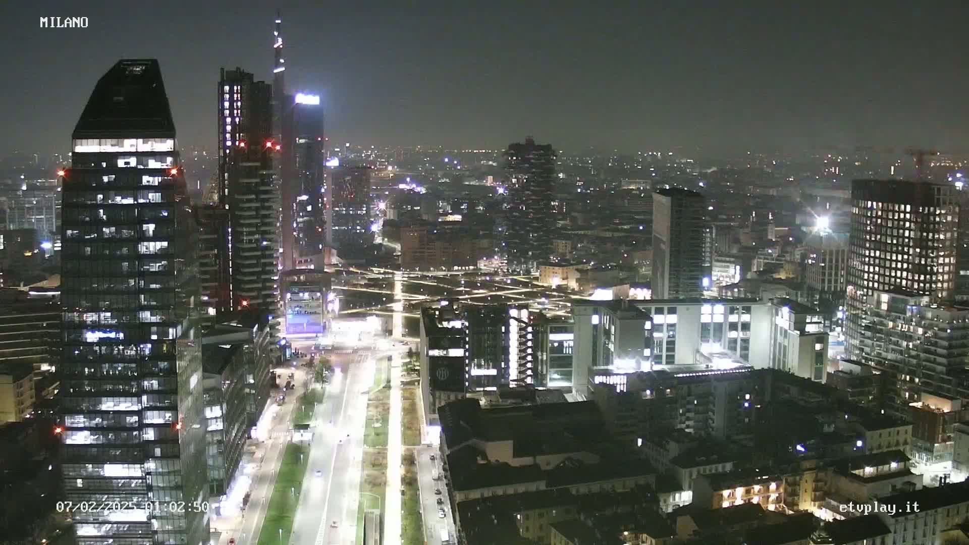 Milano City, Milan Skyline Live Cam - Lombardy, Italy