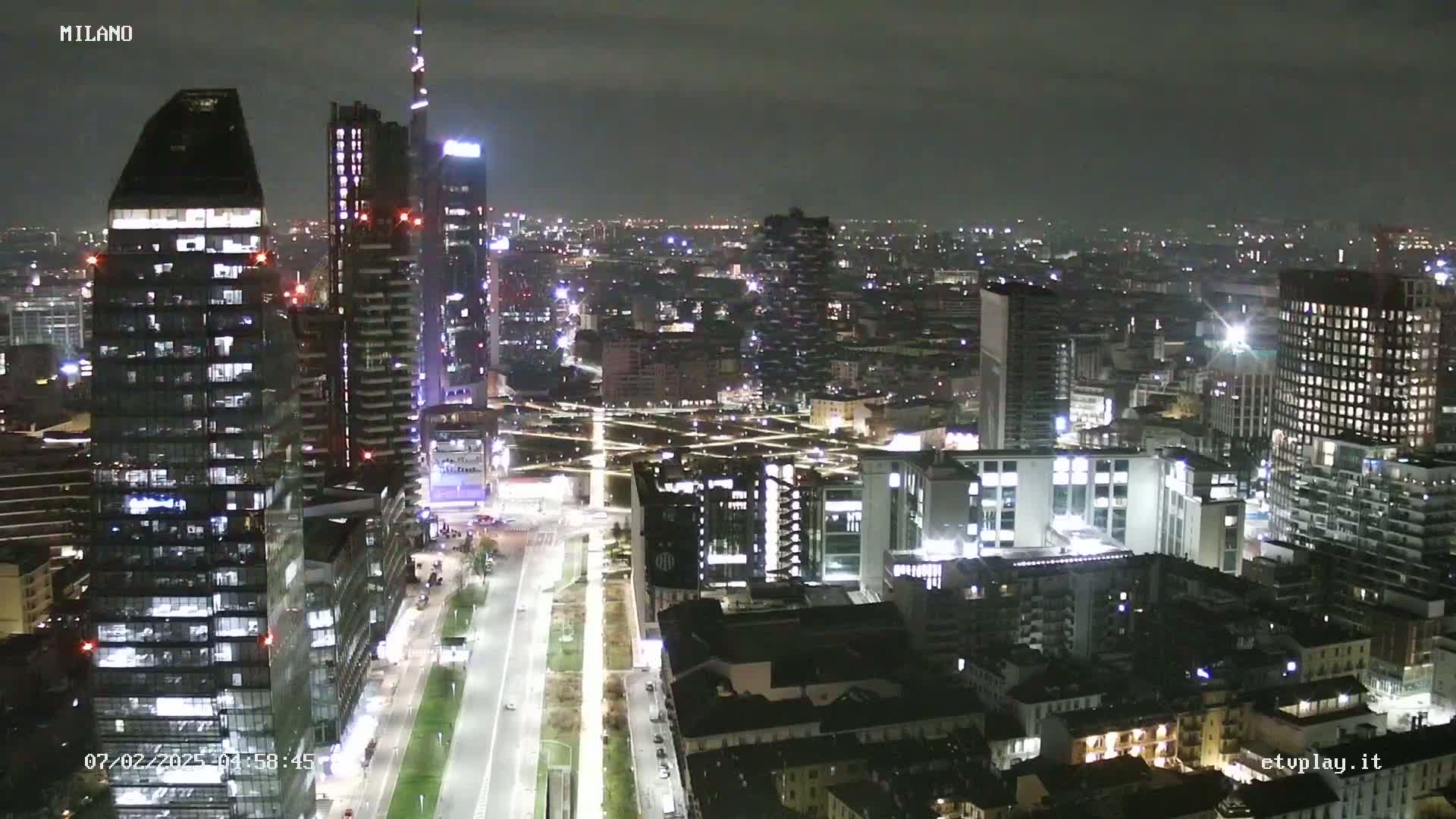 Milano City, Milan Skyline Live Cam - Lombardy, Italy
