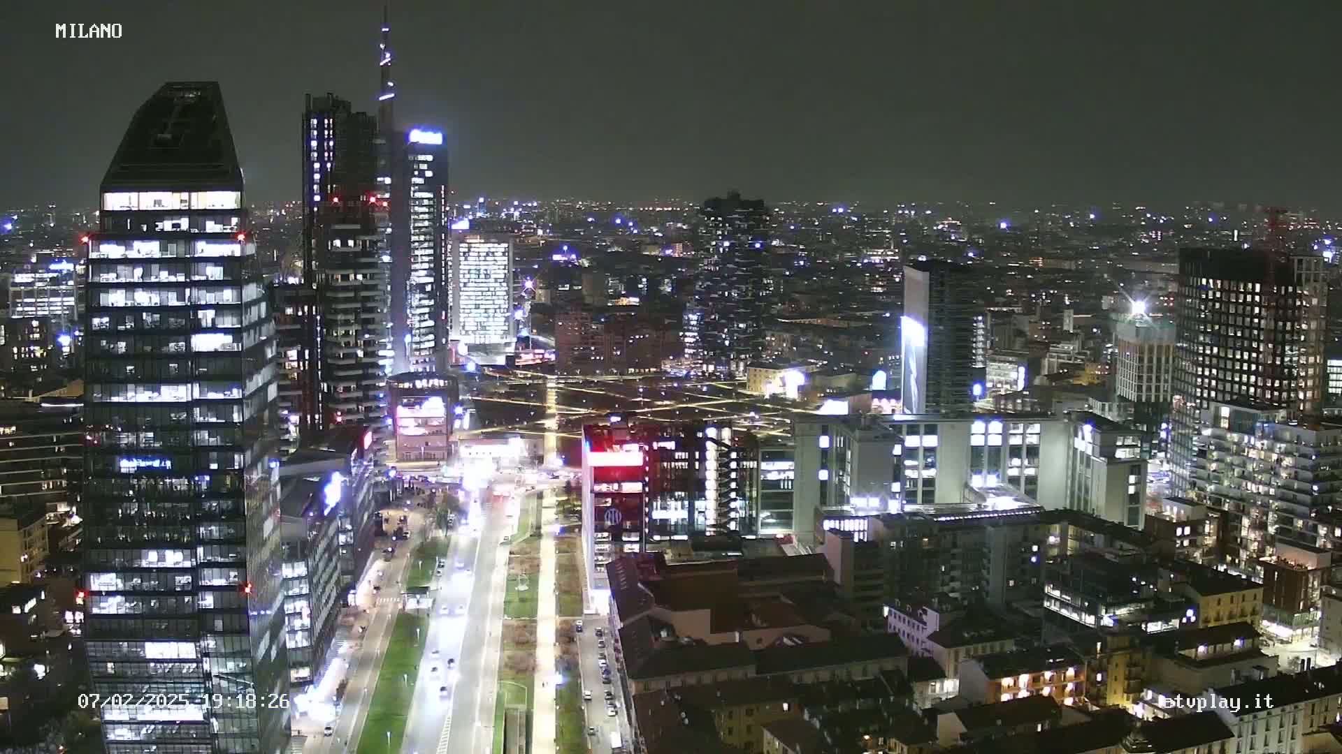 Milano City, Milan Skyline Live Cam - Lombardy, Italy