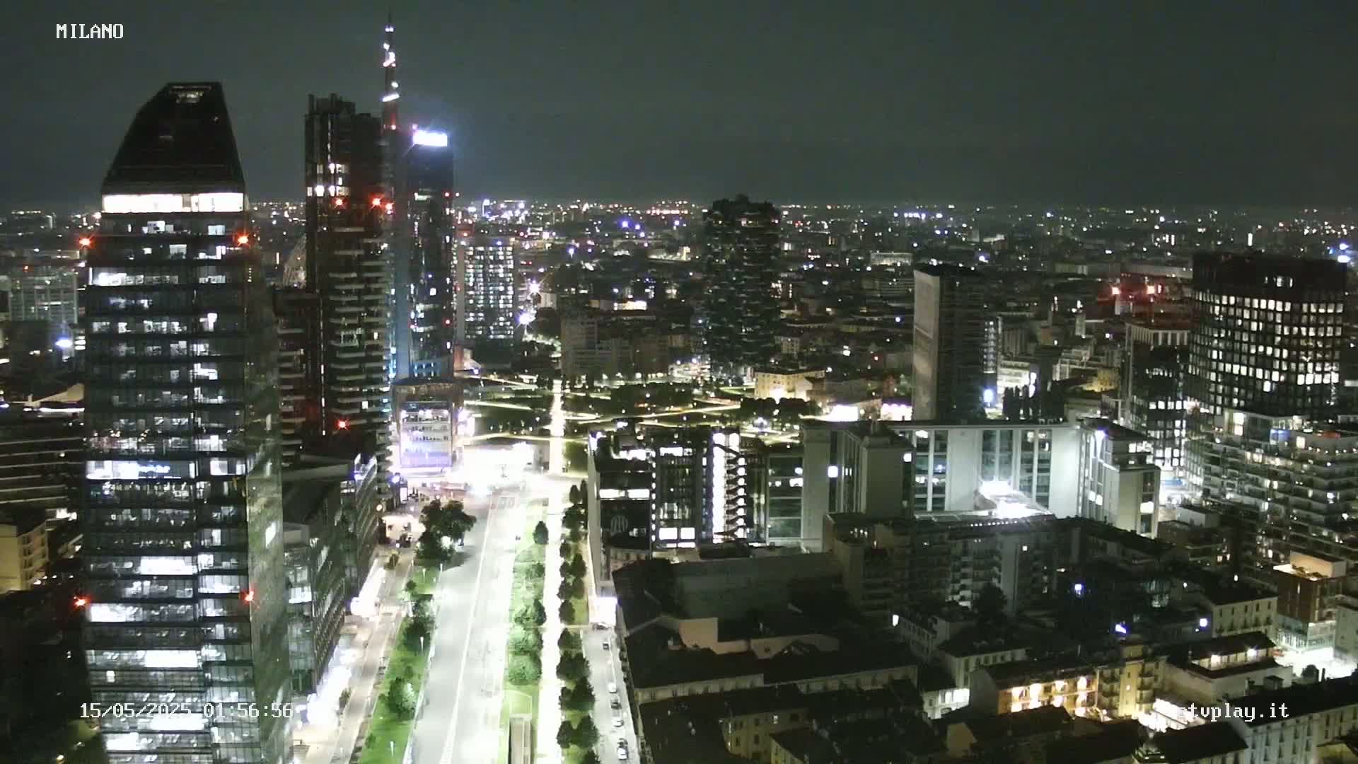 Milano City, Milan Skyline Live Cam - Lombardy, Italy