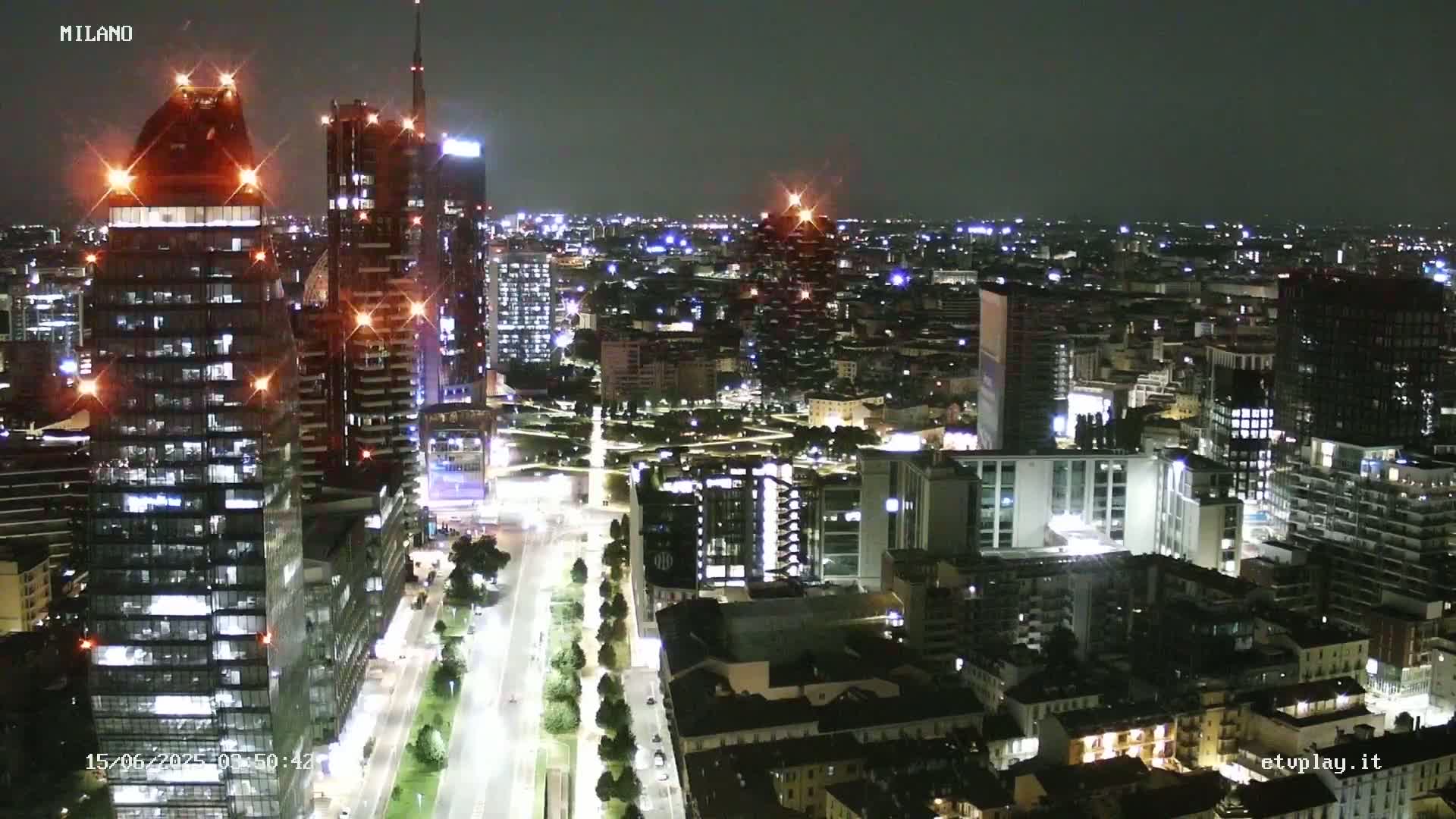 Milano City, Milan Skyline Live Cam - Lombardy, Italy