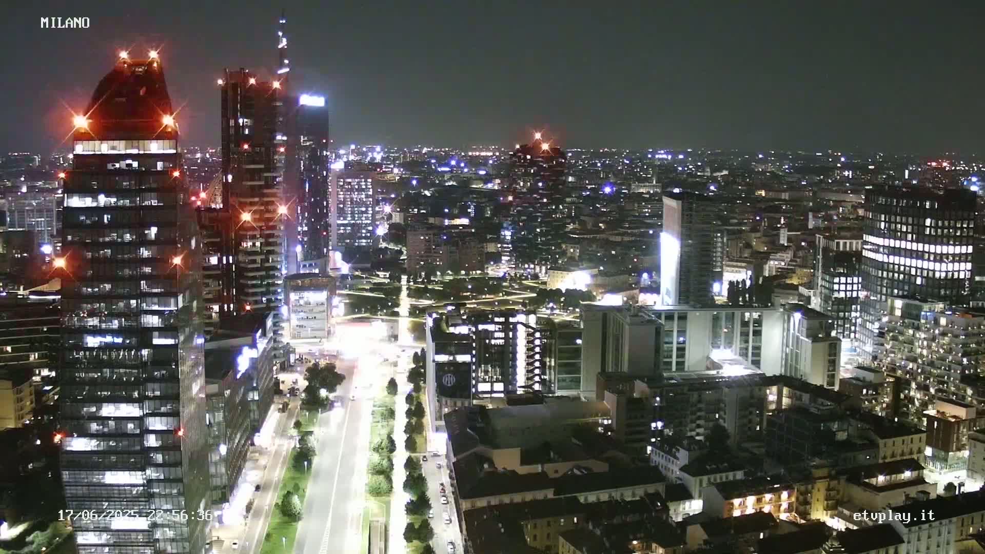 Milano City, Milan Skyline Live Cam - Lombardy, Italy