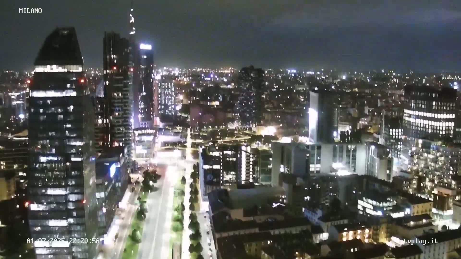 Milano City, Milan Skyline Live Cam - Lombardy, Italy
