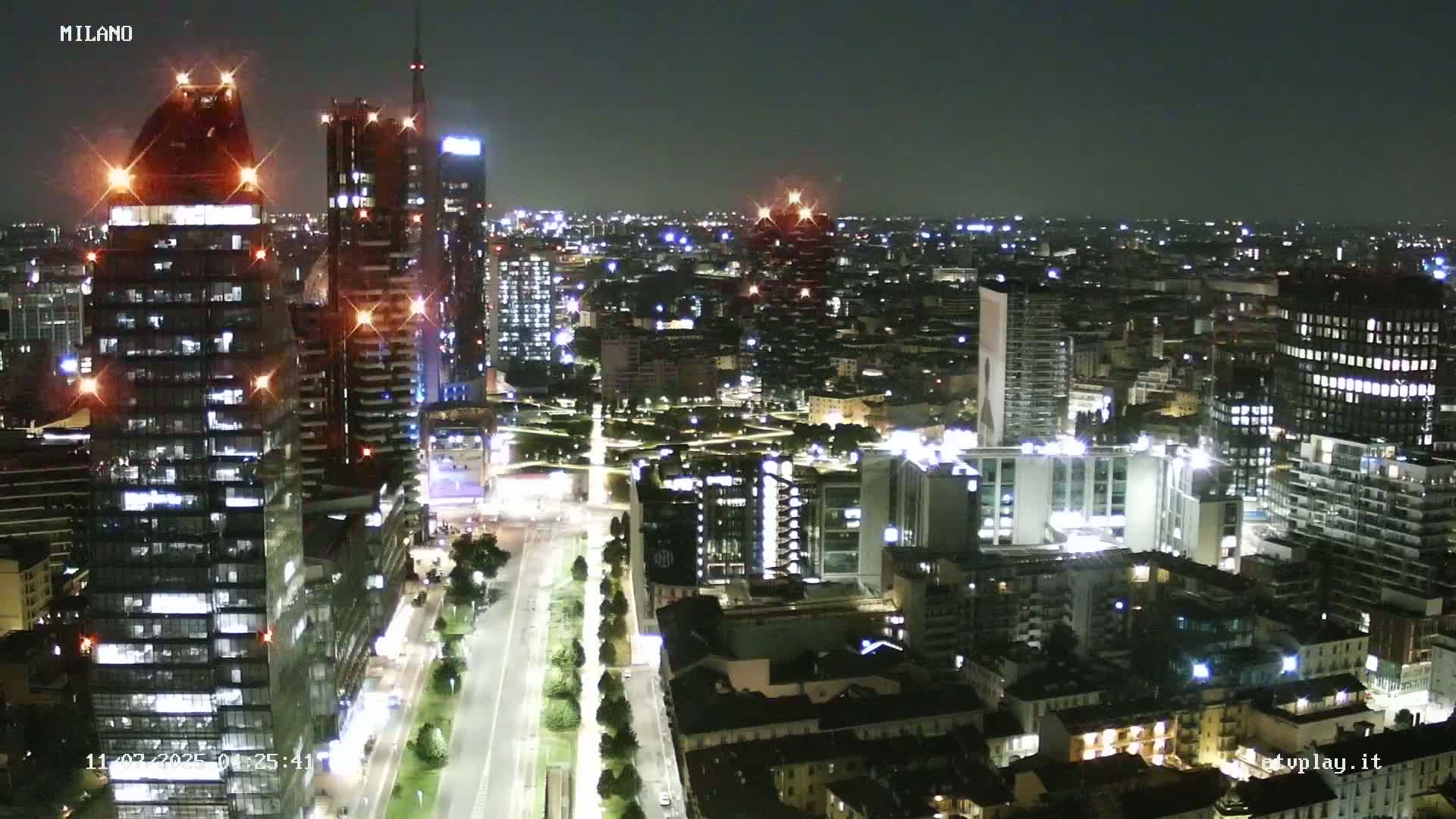 Milano City, Milan Skyline Live Cam - Lombardy, Italy