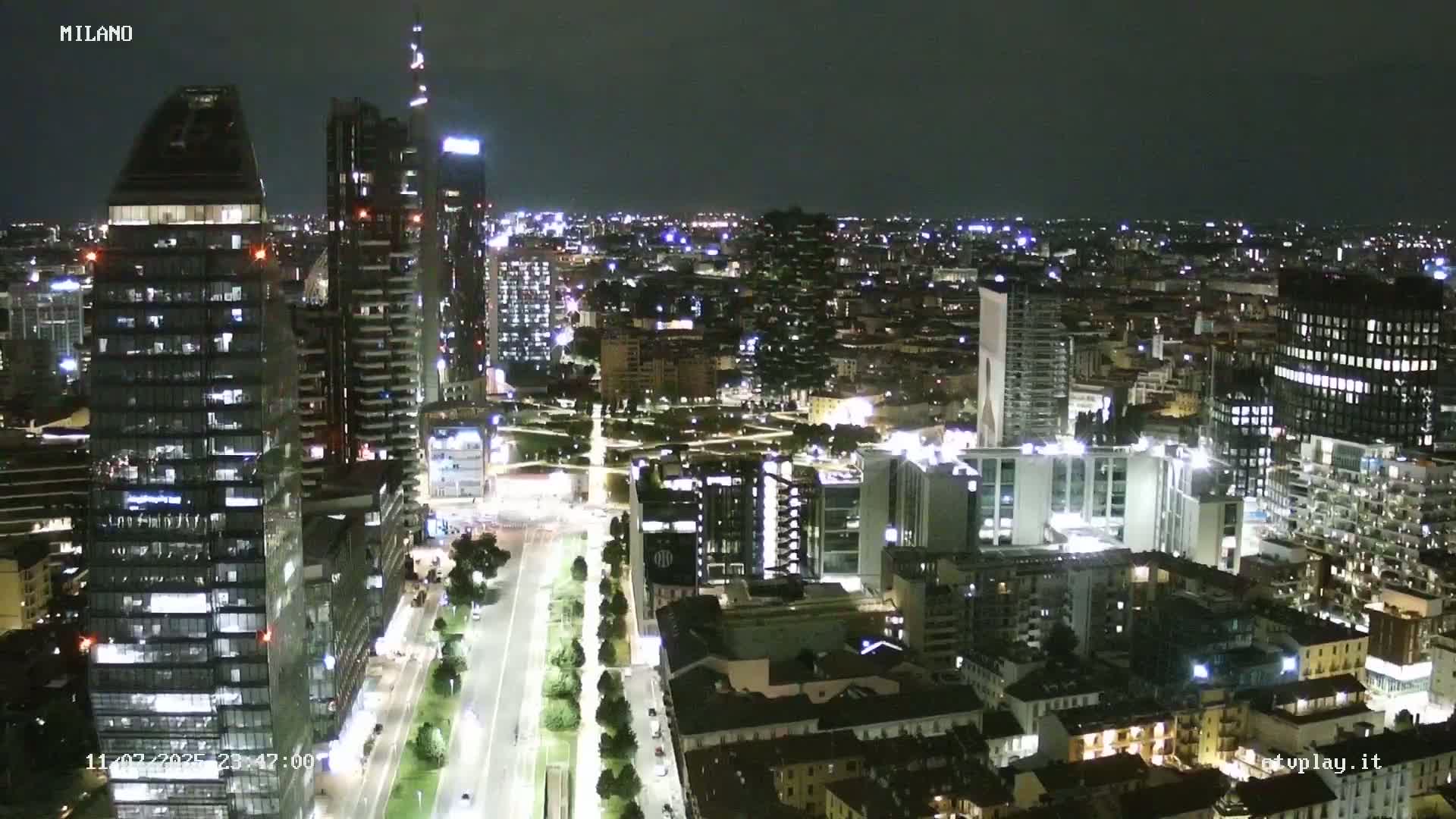 Milano City, Milan Skyline Live Cam - Lombardy, Italy