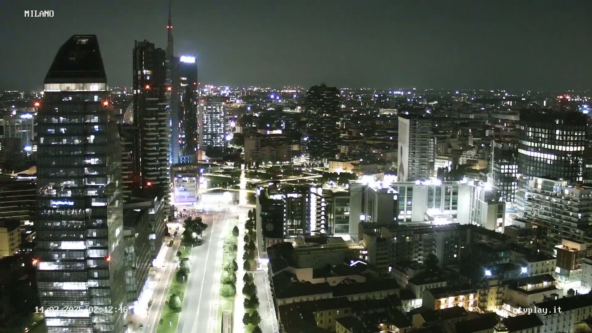 Milano City, Milan Skyline Live Cam - Lombardy, Italy