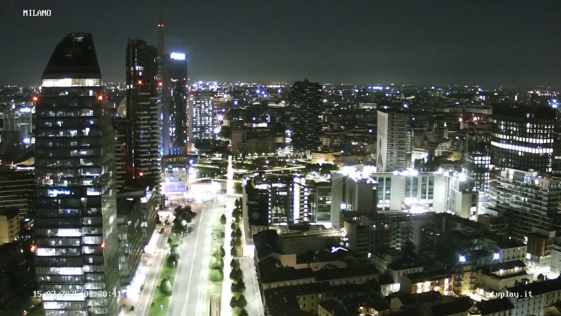 Milano City, Milan Skyline Live Cam - Lombardy, Italy