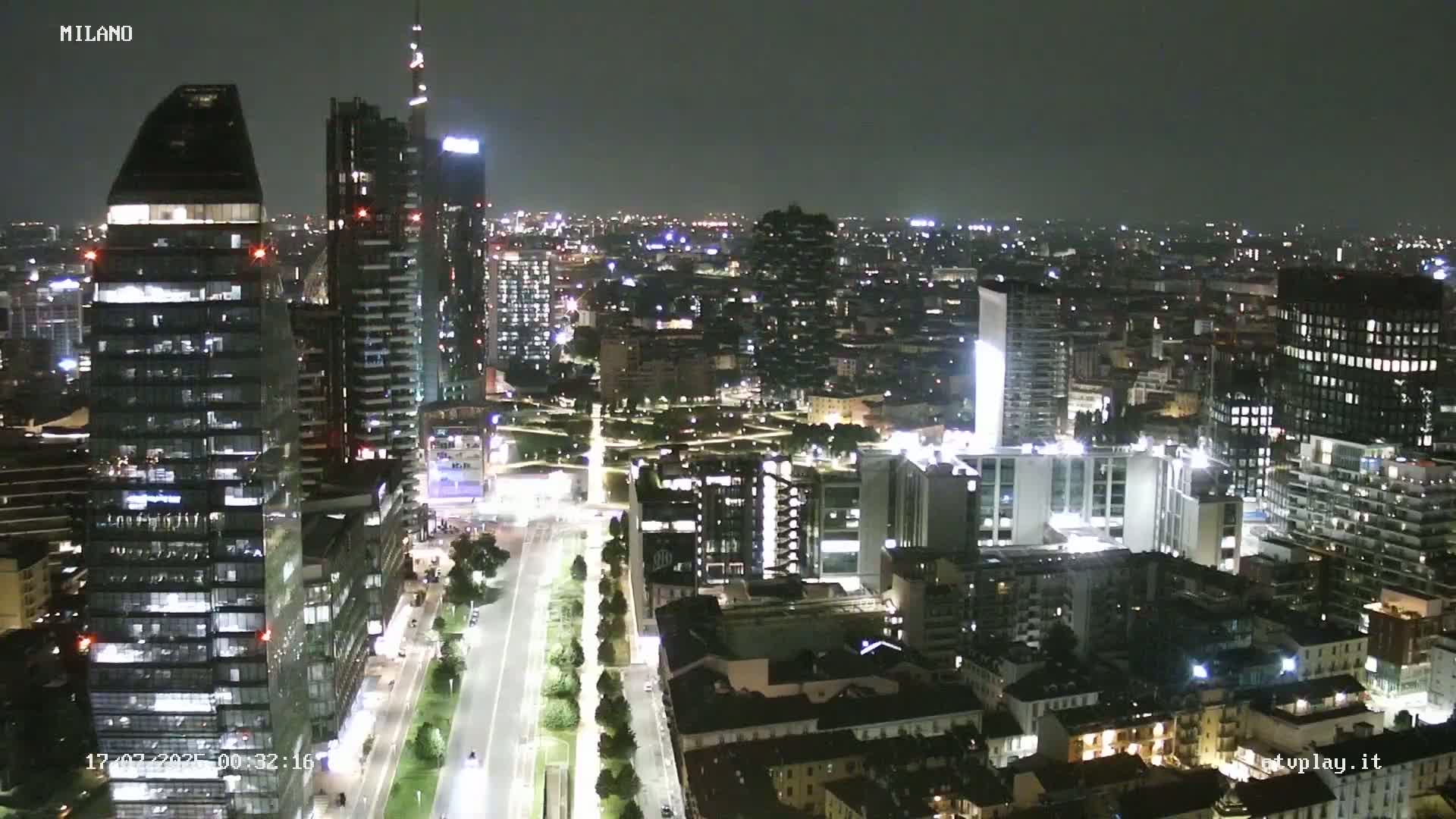 Milano City, Milan Skyline Live Cam - Lombardy, Italy