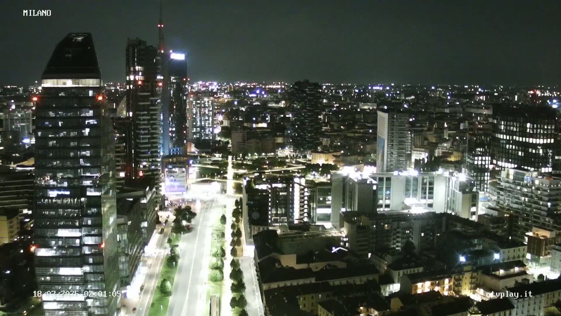 Milano City, Milan Skyline Live Cam - Lombardy, Italy