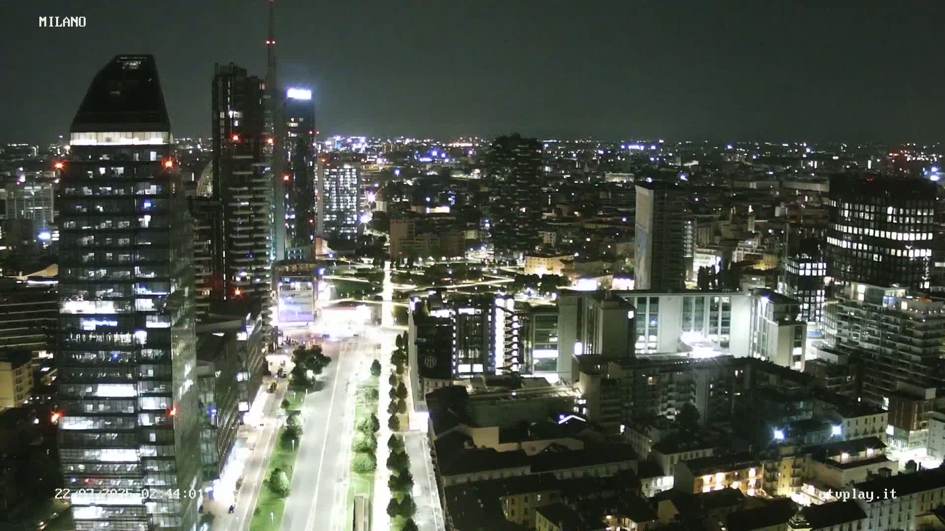 Milano City, Milan Skyline Live Cam - Lombardy, Italy