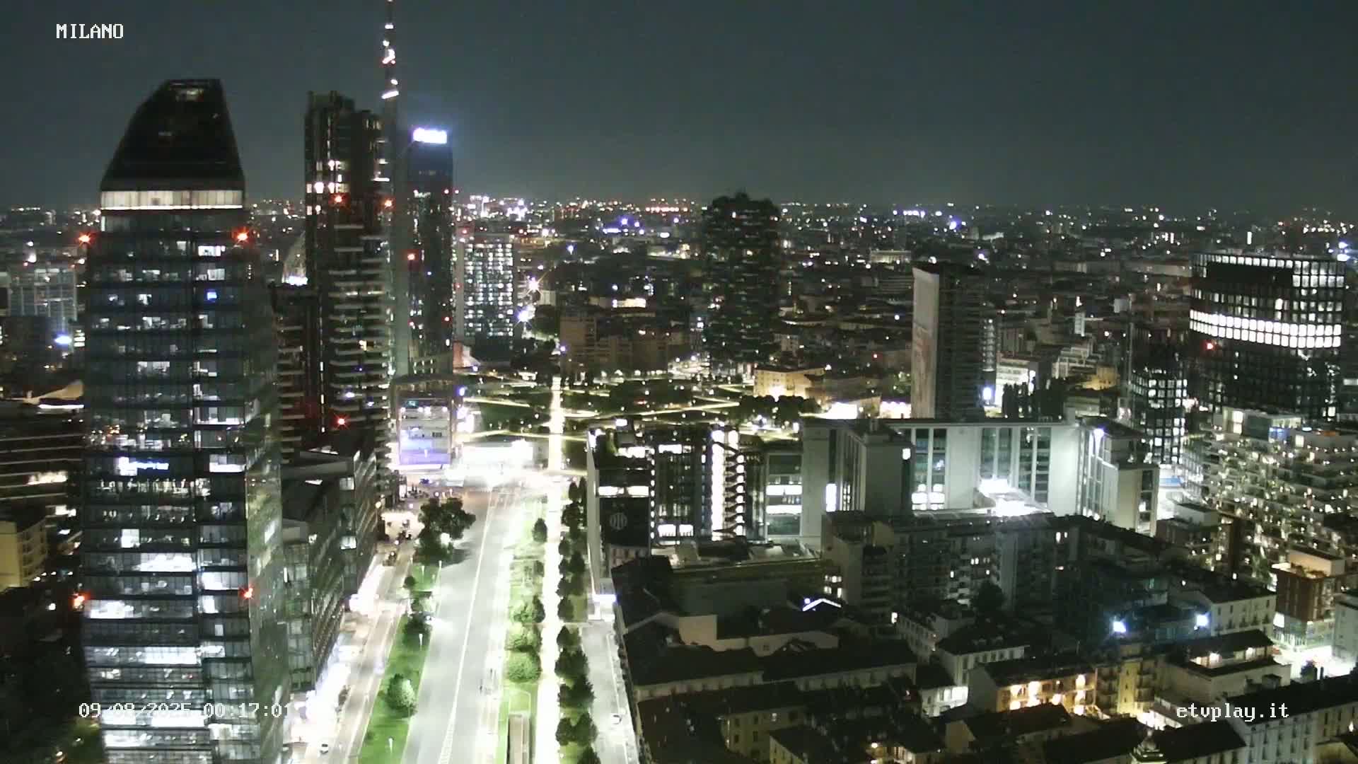 Milano City, Milan Skyline Live Cam - Lombardy, Italy