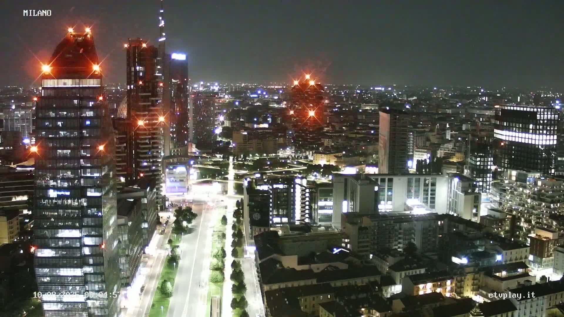 Milano City, Milan Skyline Live Cam - Lombardy, Italy
