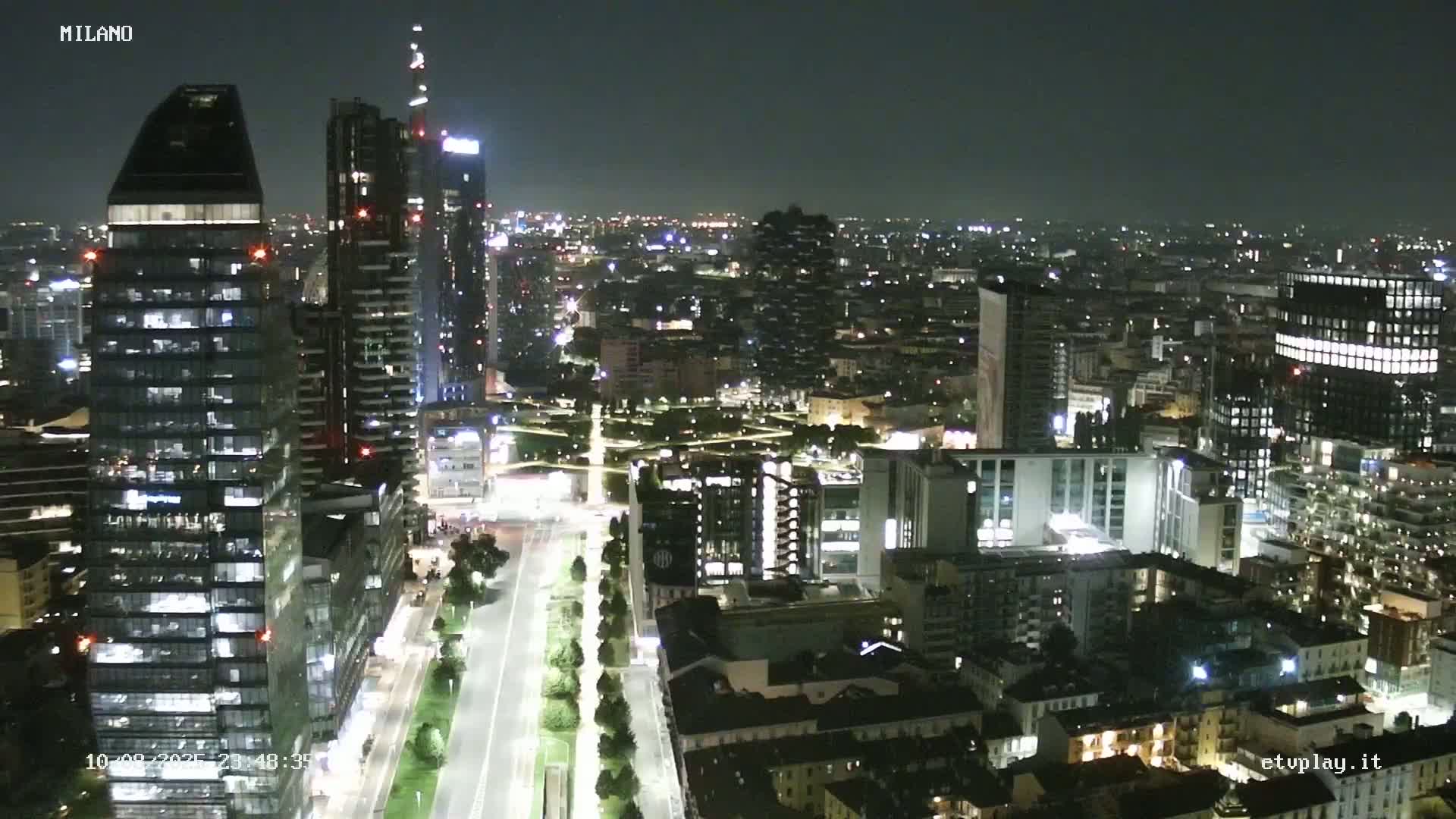 Milano City, Milan Skyline Live Cam - Lombardy, Italy