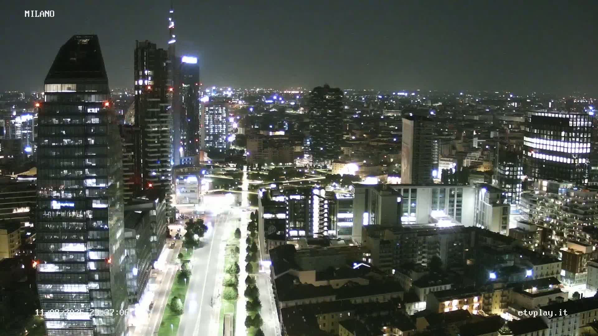 Milano City, Milan Skyline Live Cam - Lombardy, Italy