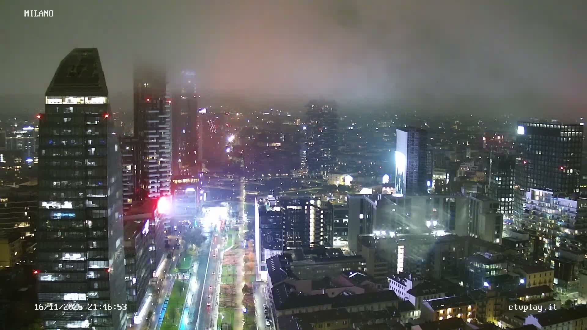 Milano City, Milan Skyline Live Cam - Lombardy, Italy