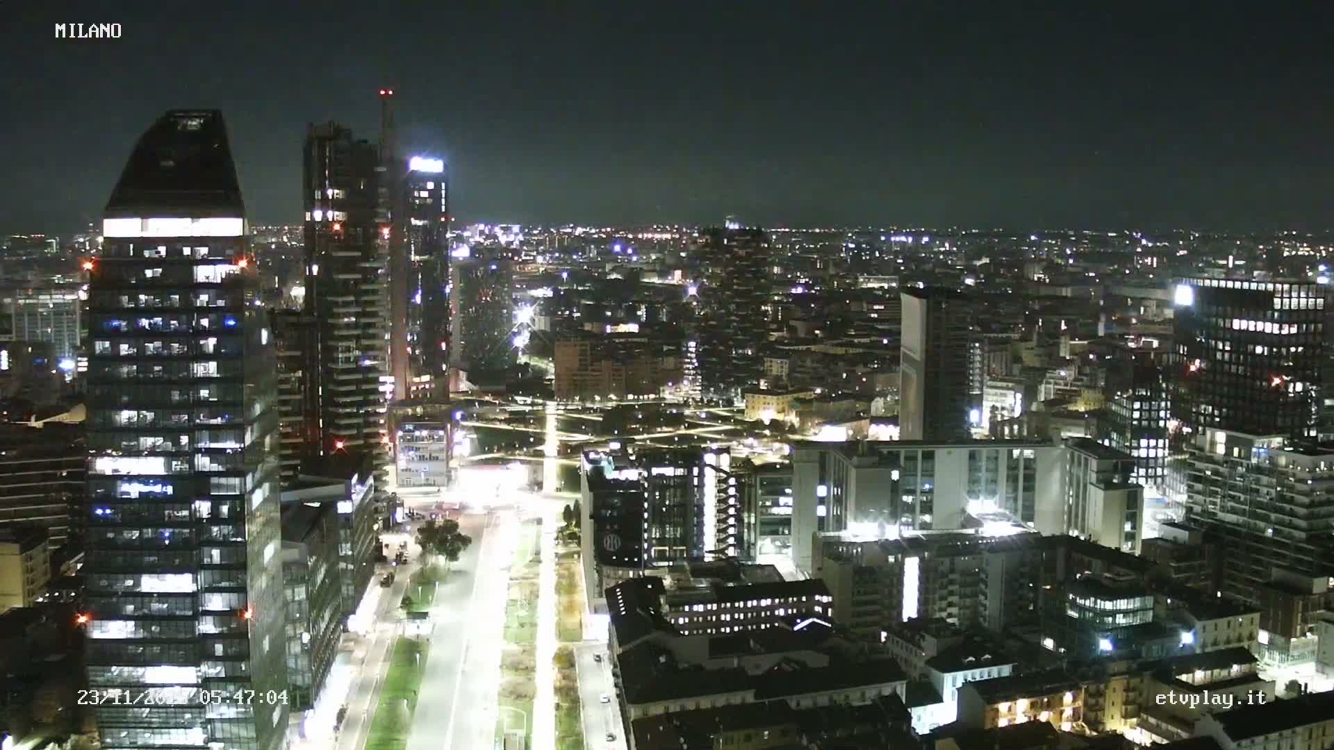 Milano City, Milan Skyline Live Cam - Lombardy, Italy