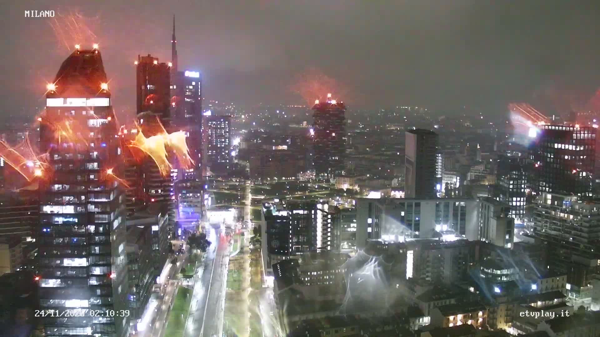 Milano City, Milan Skyline Live Cam - Lombardy, Italy