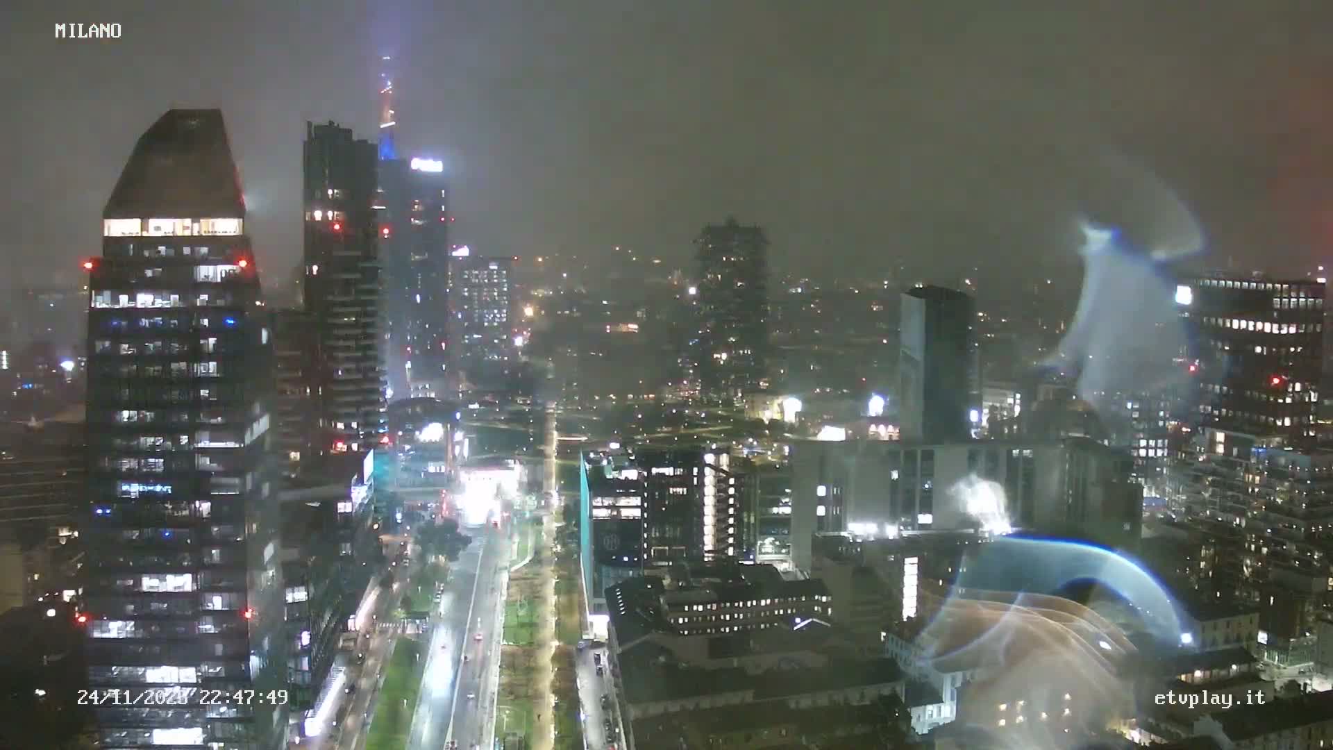 Milano City, Milan Skyline Live Cam - Lombardy, Italy