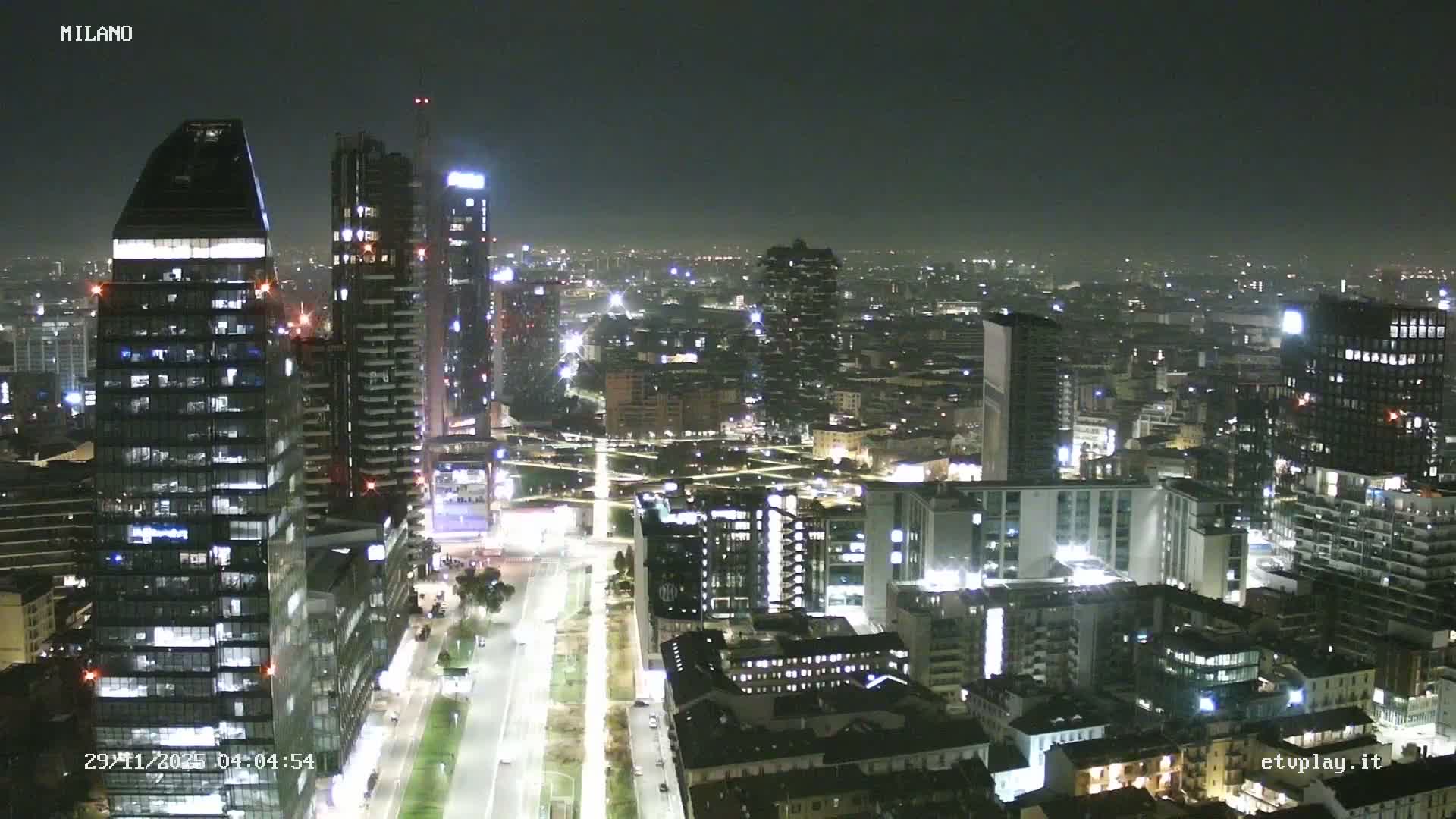 Milano City, Milan Skyline Live Cam - Lombardy, Italy