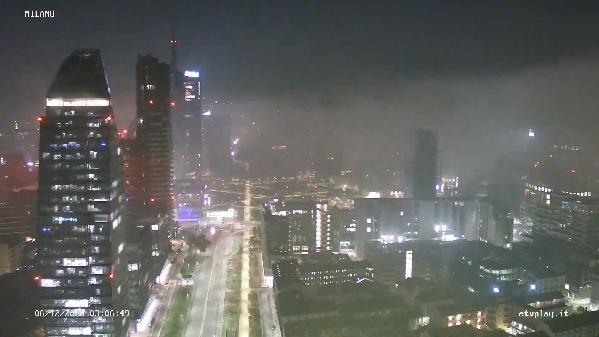 Milano City, Milan Skyline Live Cam - Lombardy, Italy