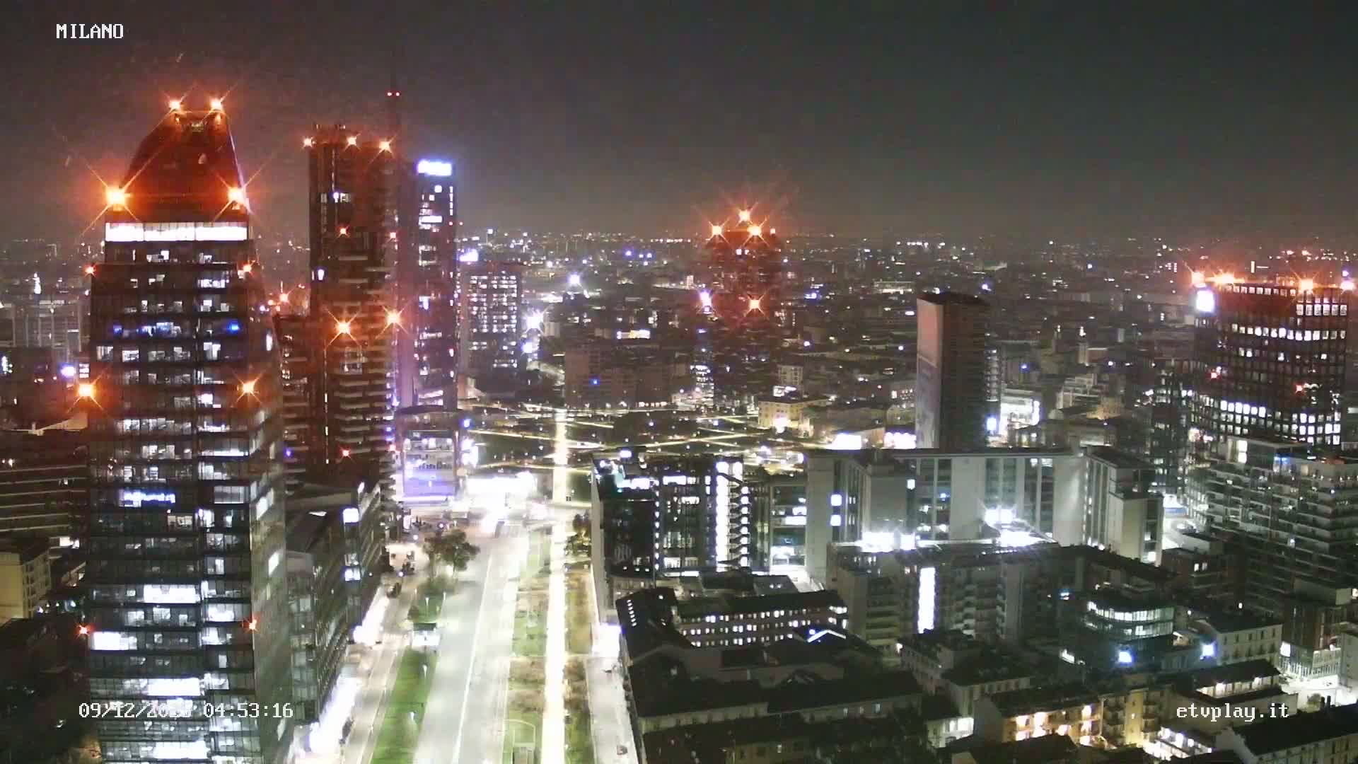 Milano City, Milan Skyline Live Cam - Lombardy, Italy