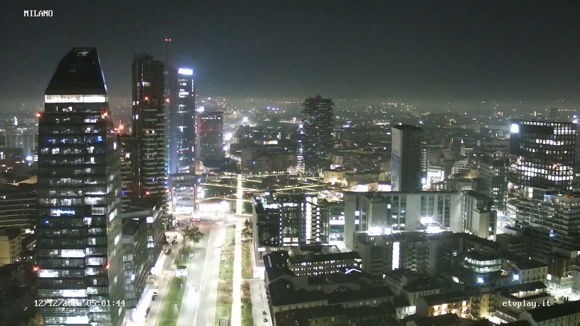 Milano City, Milan Skyline Live Cam - Lombardy, Italy