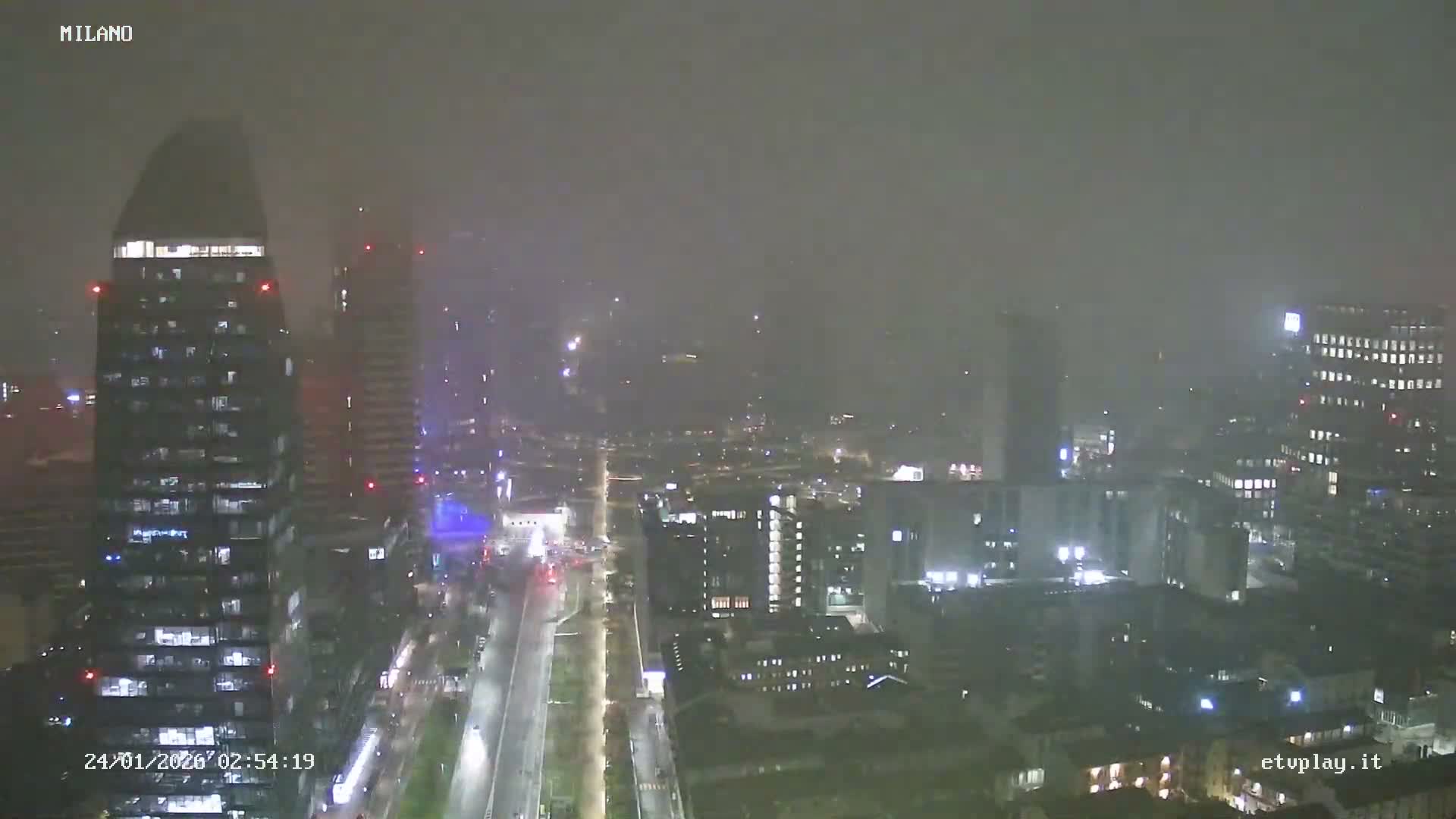 Milano City, Milan Skyline Live Cam - Lombardy, Italy