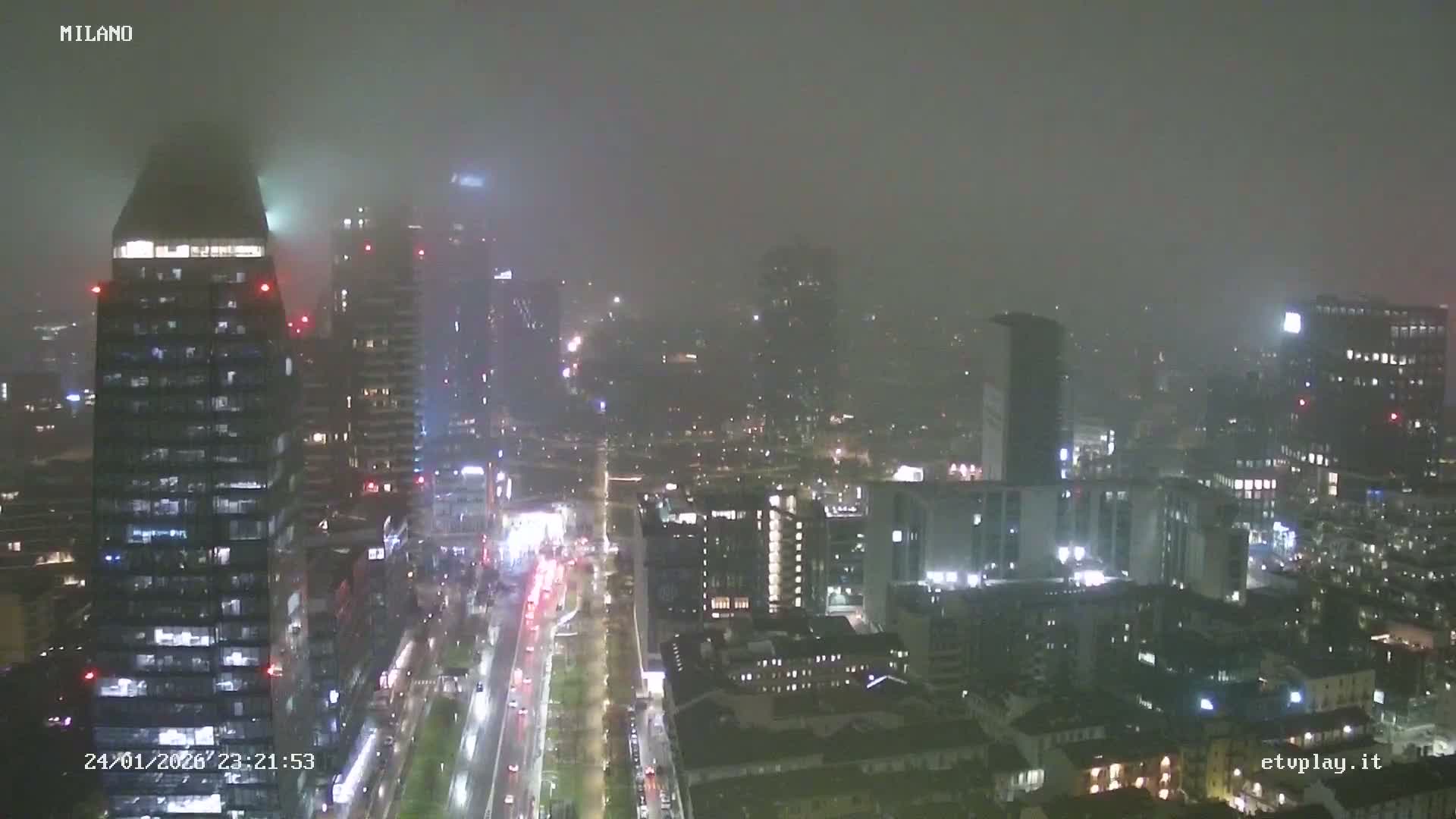 Milano City, Milan Skyline Live Cam - Lombardy, Italy