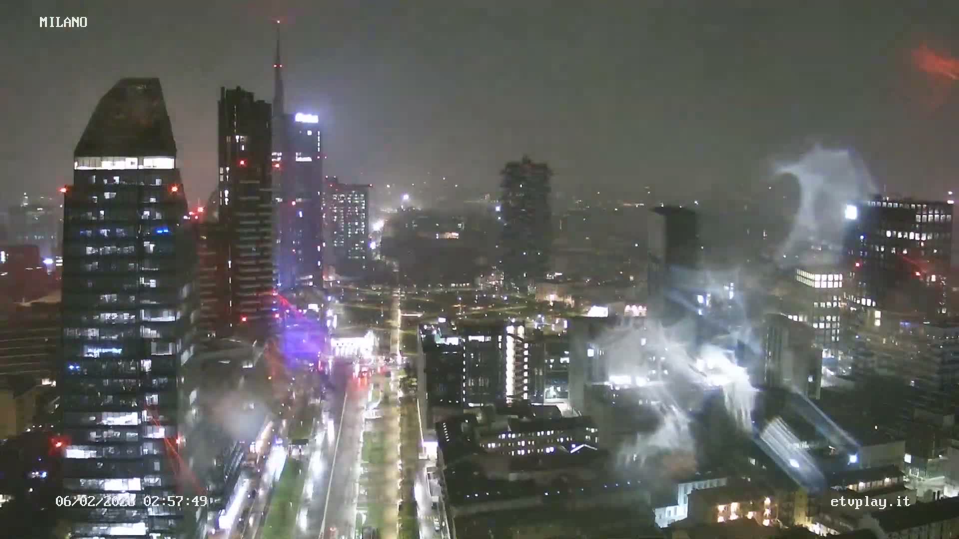 Milano City, Milan Skyline Live Cam - Lombardy, Italy