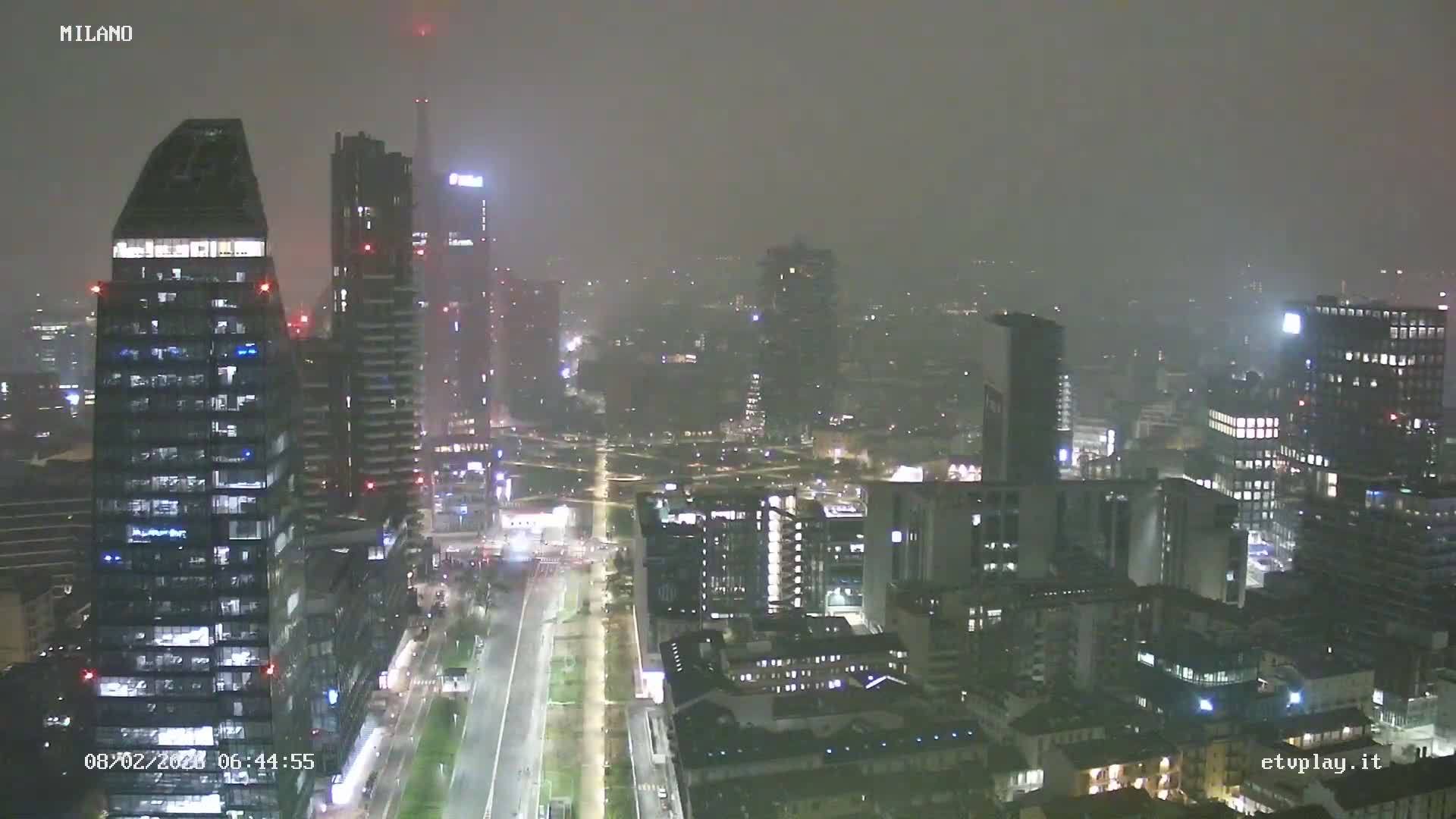 Milano City, Milan Skyline Live Cam - Lombardy, Italy