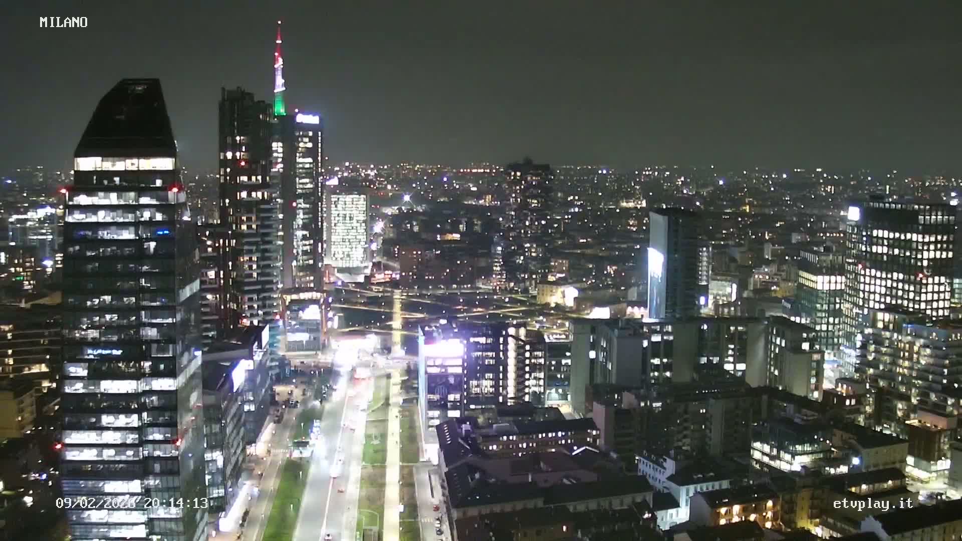 Milano City, Milan Skyline Live Cam - Lombardy, Italy