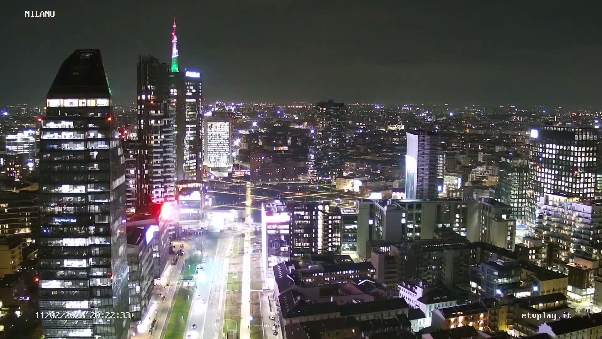 Milano City, Milan Skyline Live Cam - Lombardy, Italy