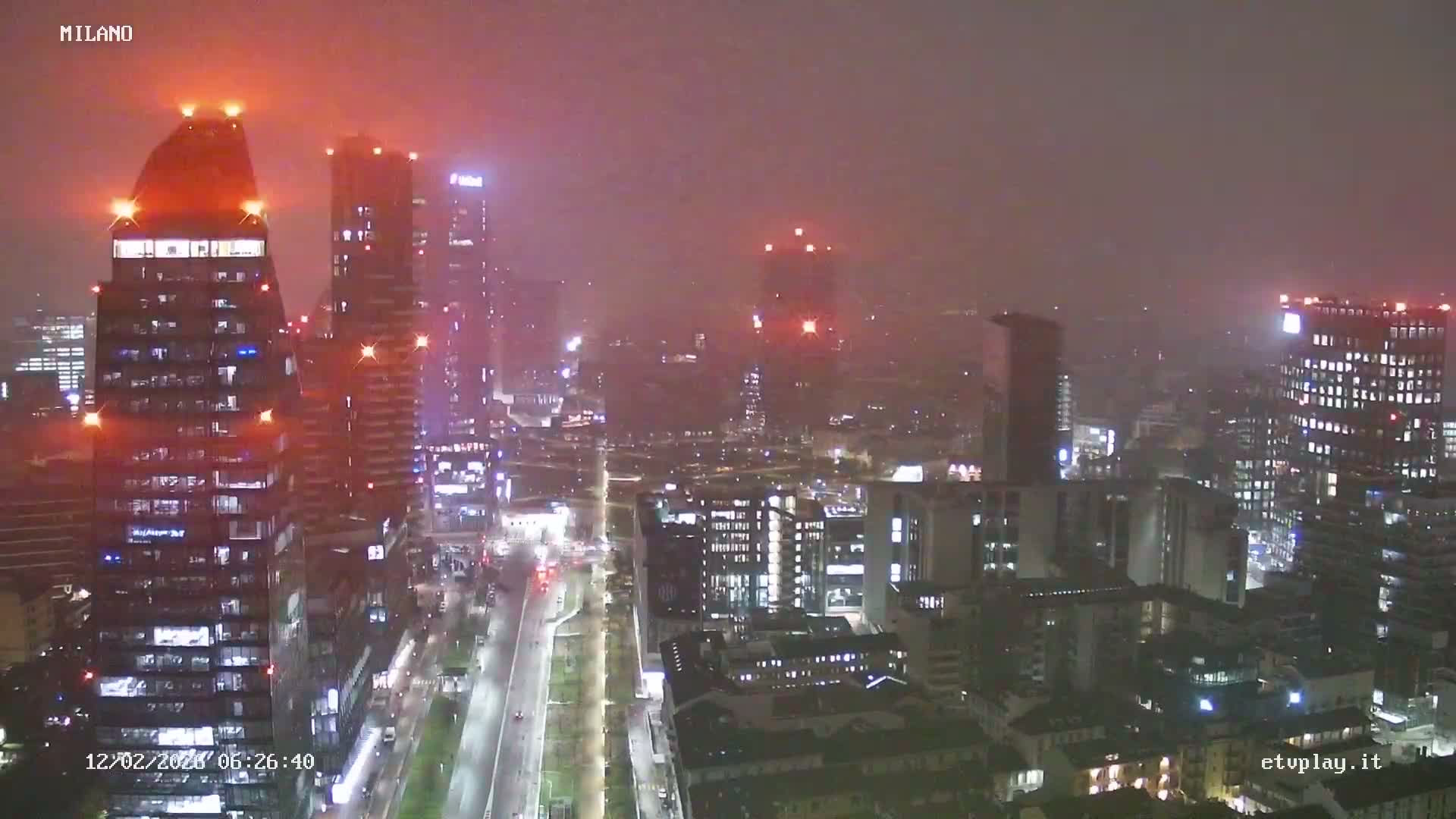 Milano City, Milan Skyline Live Cam - Lombardy, Italy