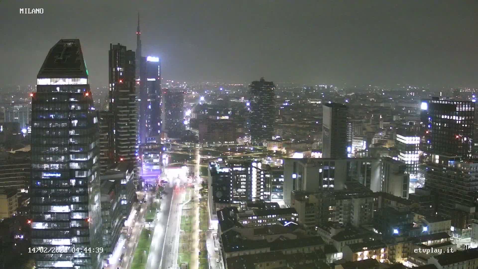 Milano City, Milan Skyline Live Cam - Lombardy, Italy