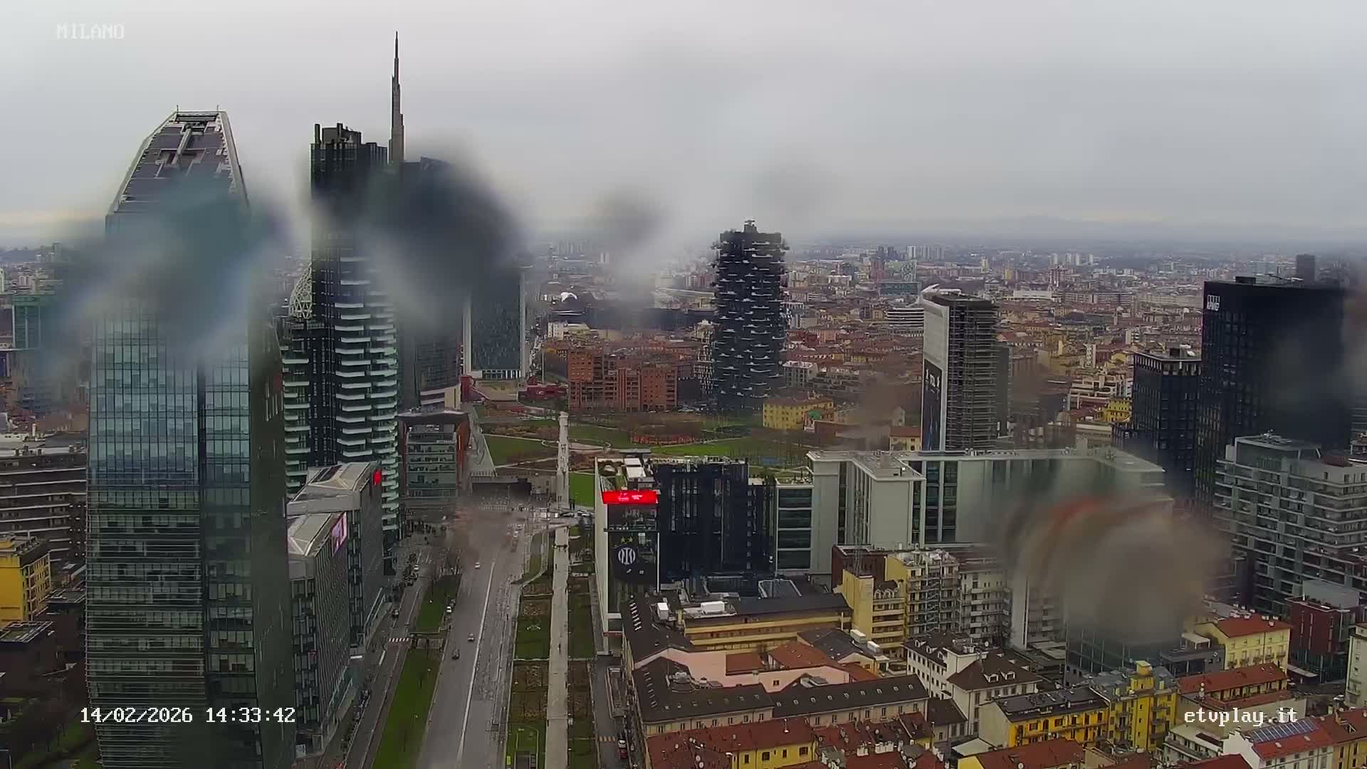 Milano City, Milan Skyline Live Cam - Lombardy, Italy