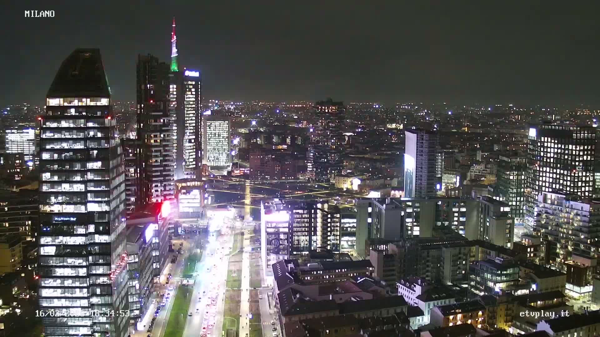 Milano City, Milan Skyline Live Cam - Lombardy, Italy